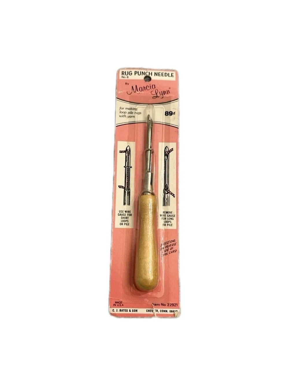 Vintage Rug Punch Needle No. 6 Made In USA No. 22921 New In Box